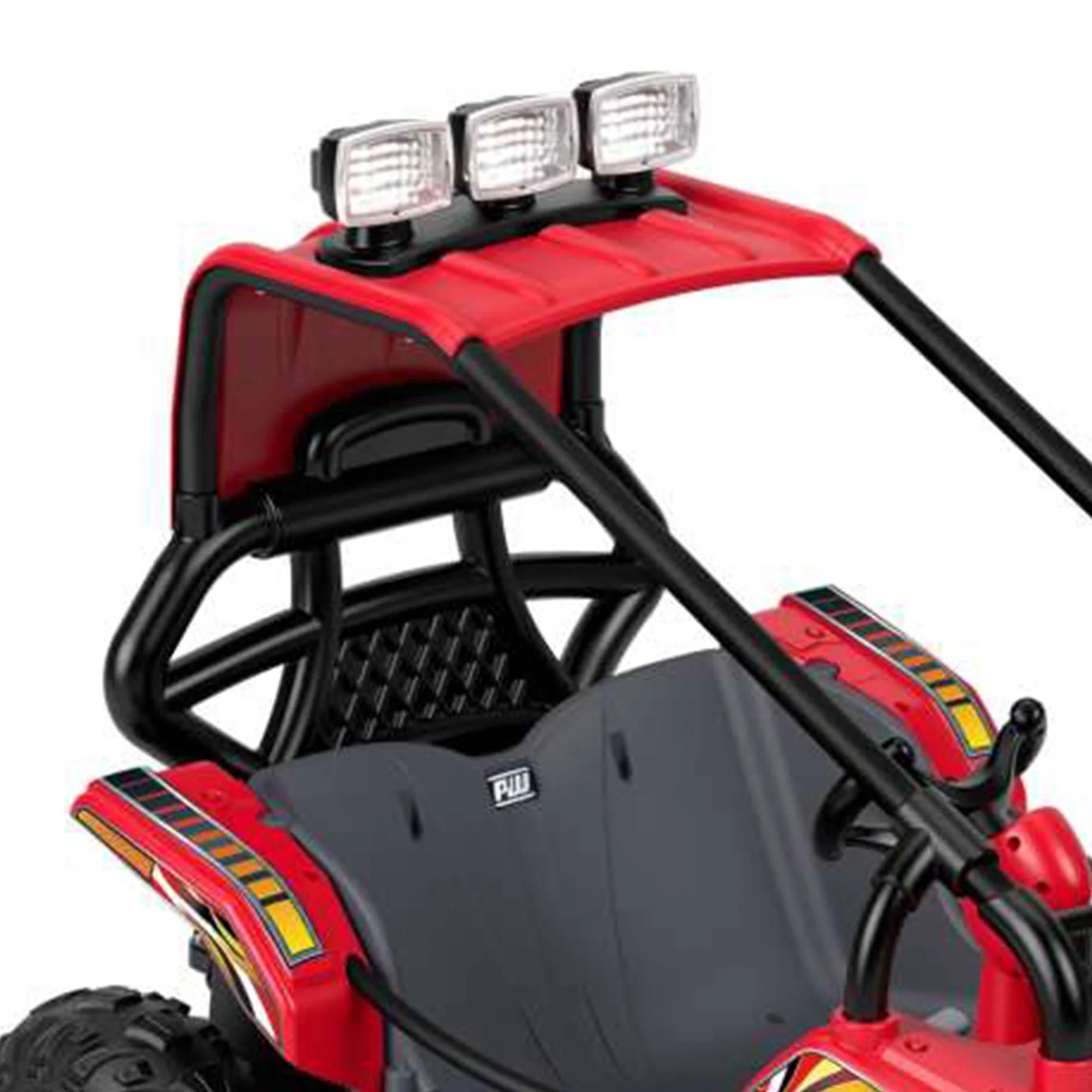 Power Wheels Baja Trailster Battery Powered Ride On Toy w/ Steel Frame, Red