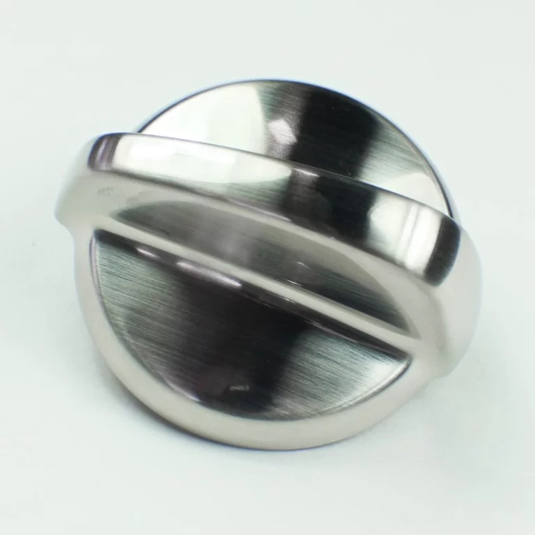 WB03T10325 GE Stainless Steel Control Knob OEM WB03T10325