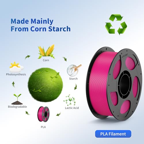 ANYCUBIC PLA+ 3D Printer Filament Bundle, PLA Plus 1.75mm Dimensional Accuracy +/- 0.02mm, Fit Most FDM 3D Printers, 1KG Spool, 2KG Gray+Gray