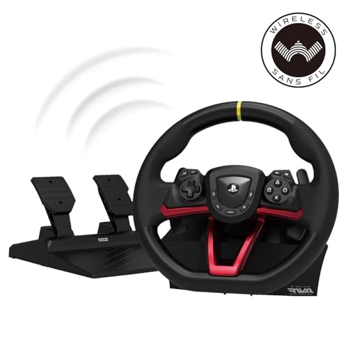 HORI Wireless Racing Wheel Apex for Playstation 5, PlayStation 4 and Windows 11/10