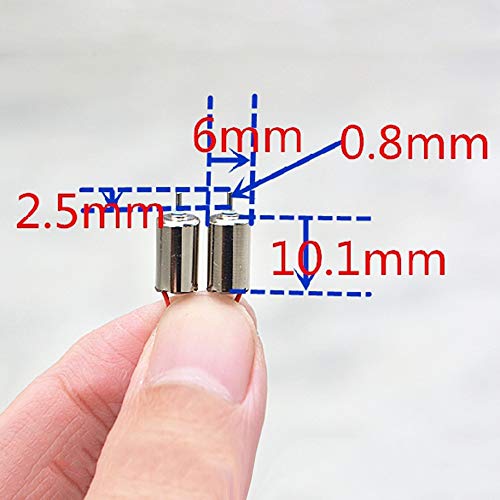 Rotating Power Mini 610 Coreless Electronic Starter, High Speed Micro 6mm*10mm Coreless Electronic Starter, DIY RC Drone Model Airplane Four-Wheel, Hobby Electric