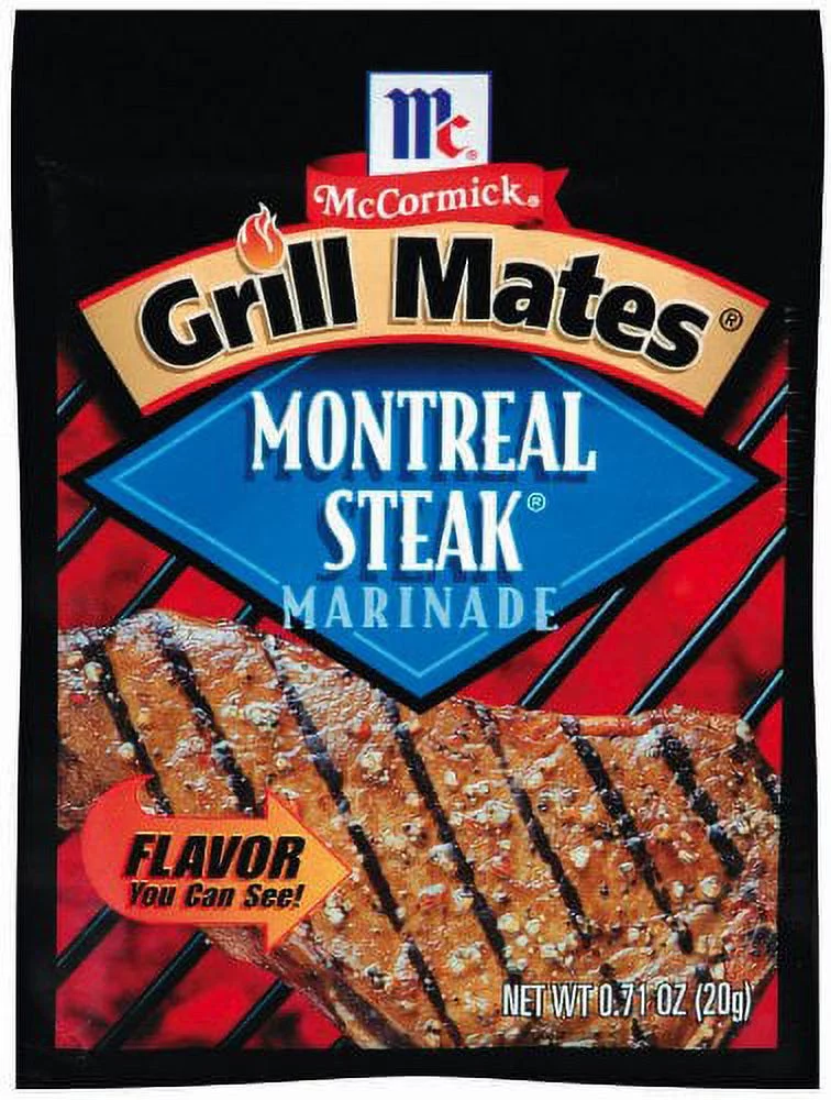 McCormick Grill Mates Montreal Steak Marinade Mix, 0.71 oz (Pack of 24)