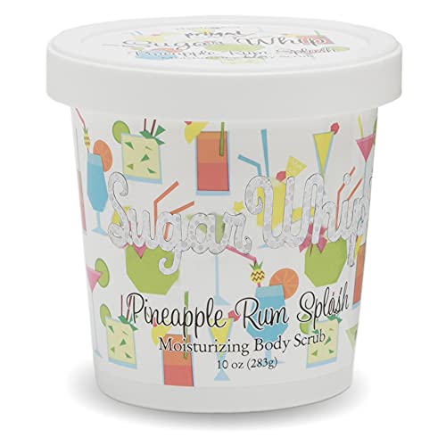 Primal Elements Sugar Scrub, Exfoliating Sugar Whip, Face and Body Cleanser, Moisturizer, Gingerbread, 10 oz Package