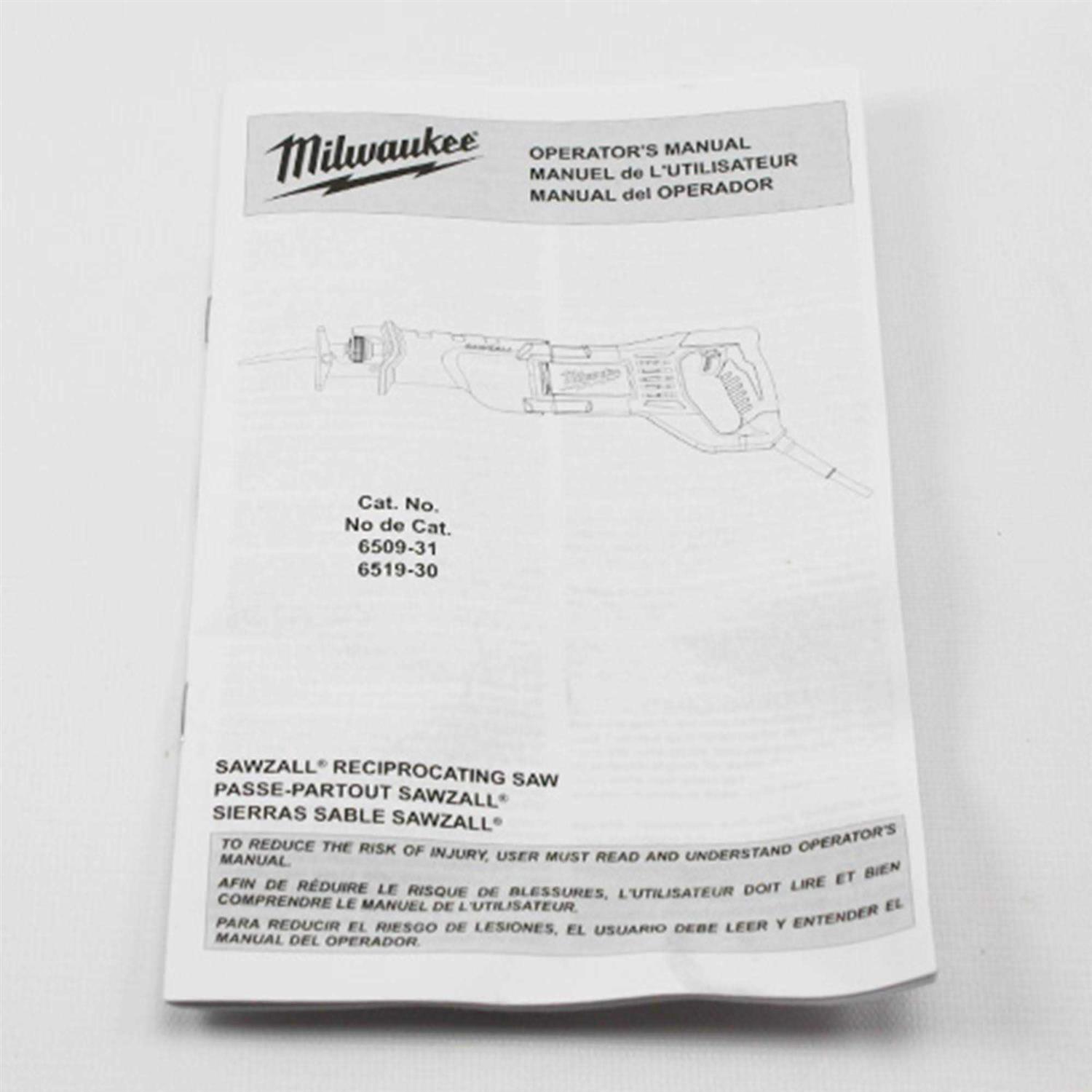 Milwaukee Sawzall Reciprocating Saw Kit, 12 A