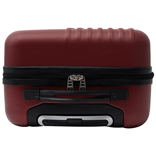 Travelers Club Cosmo Hardside Spinner Luggage, Navy Blue, Carry-On 20-Inch