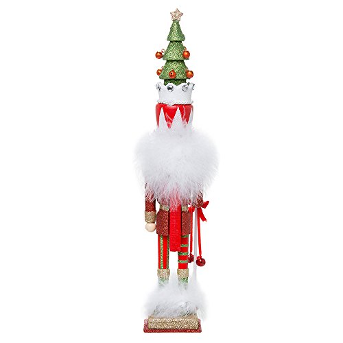 Kurt Adler Hollywood Tree Hat Nutcracker, 15-Inch, Red and Green