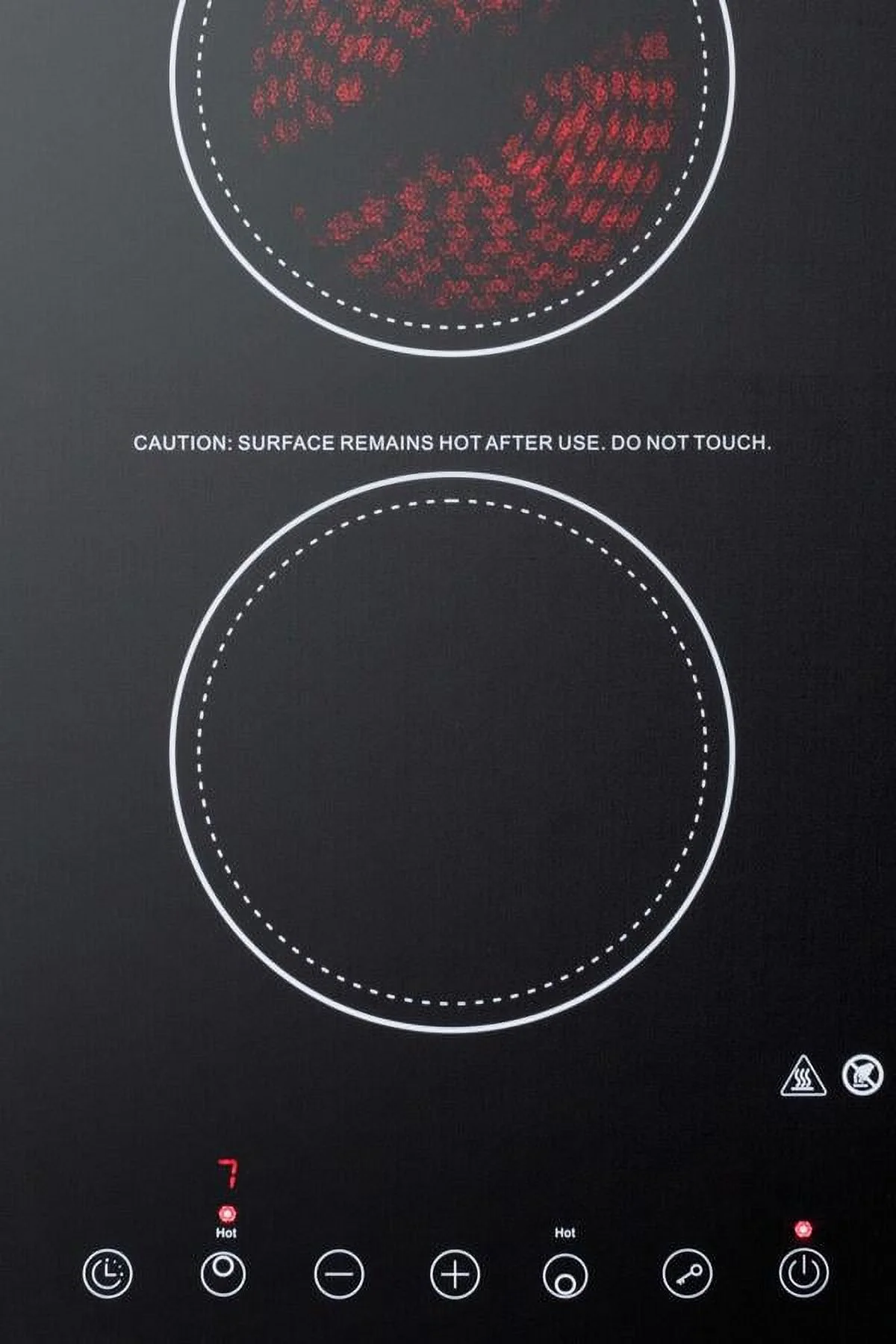 Summit CR2B15T1B 2-Burner (115V) Electric Cooktop in Black