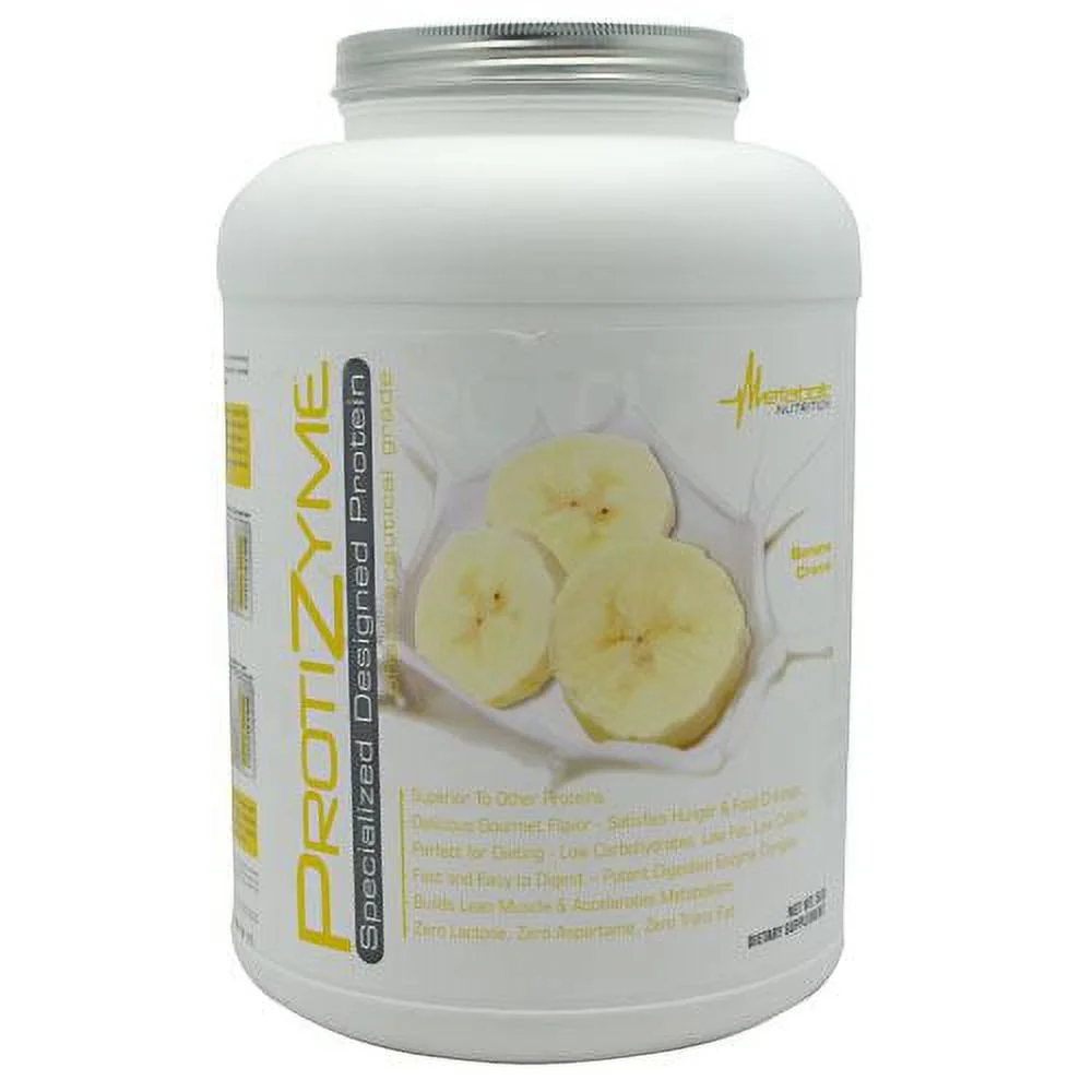 Metabolic Nutrition Protizyme - Banana Creme, 5 lb