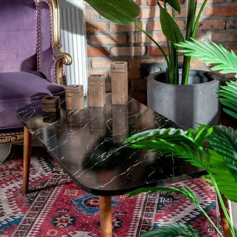 xrboomlife Coffee Table Modern Style Rectangular Coffee Table for Living Room Modern Rectangular Side Table Coffee Tables for Living Room Accent Table Center Table for Living Room Sofa Ta