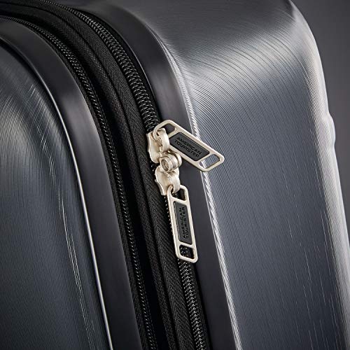 American Tourister Moonlight Hardside Expandable Luggage with Spinner Wheels, Blue Terazzo, 2-Piece Set (20/28)