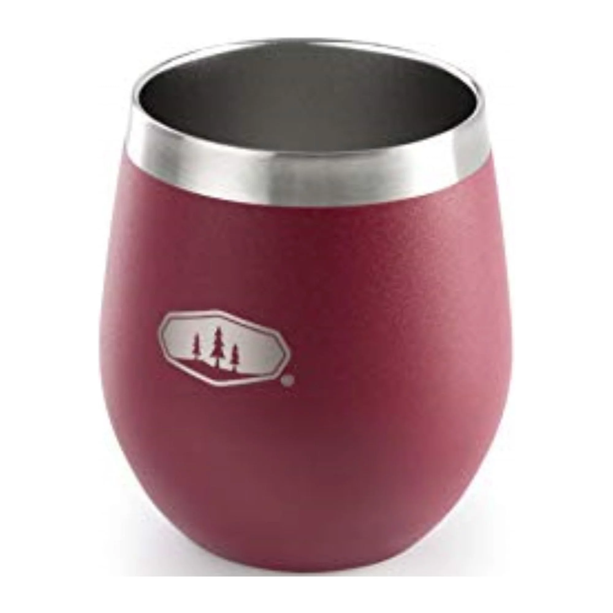 G.S.I Sports 63341 8 oz Glacier Stainless Steel Glass, Cabernet