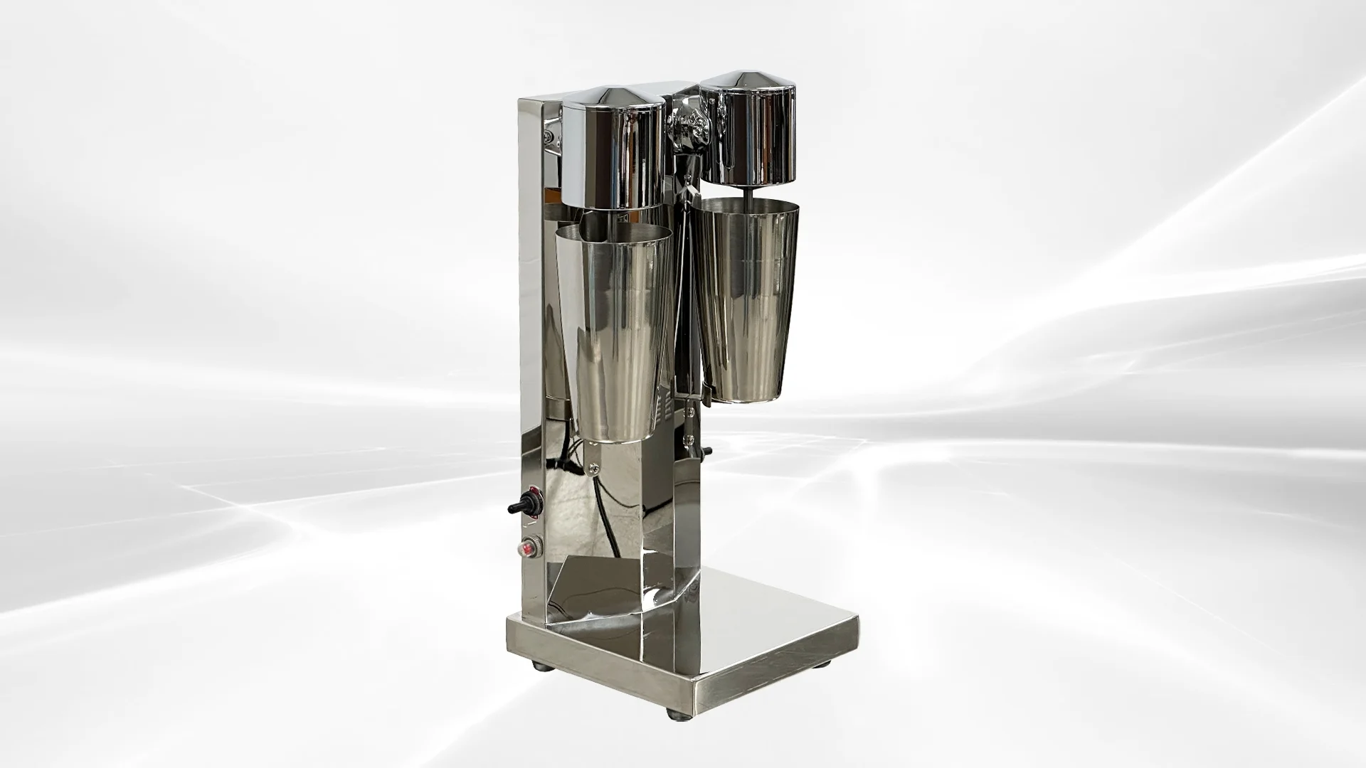 Commercial Stainless Steel Milk Shake Machine Double Head Drink Mixer EMS-2 110V