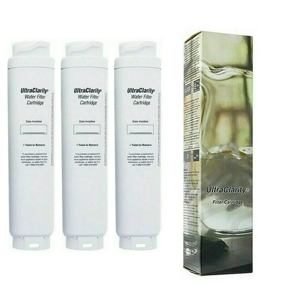3 Pack  Bosch 9000 194412 Ultra Clarity Filter Cartridge Refrigerator Water Filter(Replace Every 6 months)