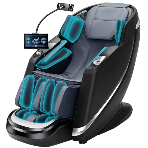 2025 Massage Chair Full Body with 12 Auto Modes,Zero Gravity SL-Track Shiatsu Massage Chair with AI Control,Auto Body Detection,Foot Rollers,Body Scan and Waist & Calf Heating