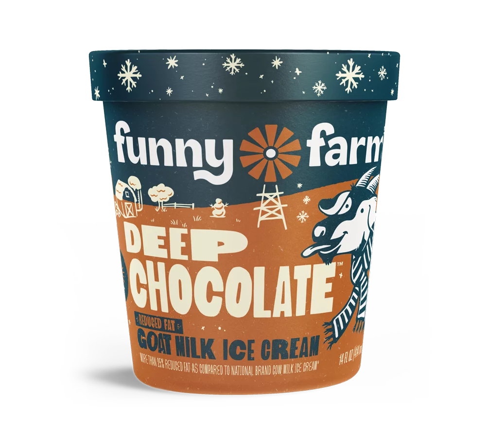 Funny Farm 14 oz. Deep Chocolate Ice Cream (8 pack)