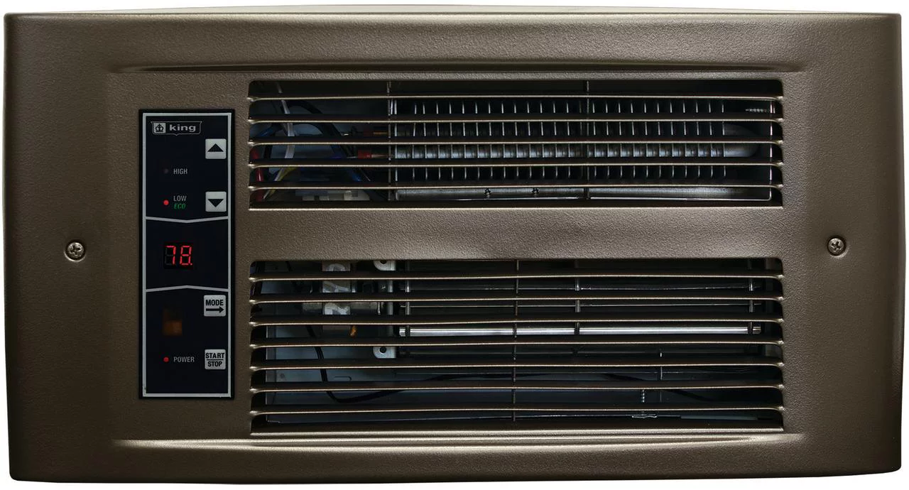 King Electric PX ECO2S 1500W / 120V Wall Heater, Oiled Bronze, PX1215-ECO-OB-R