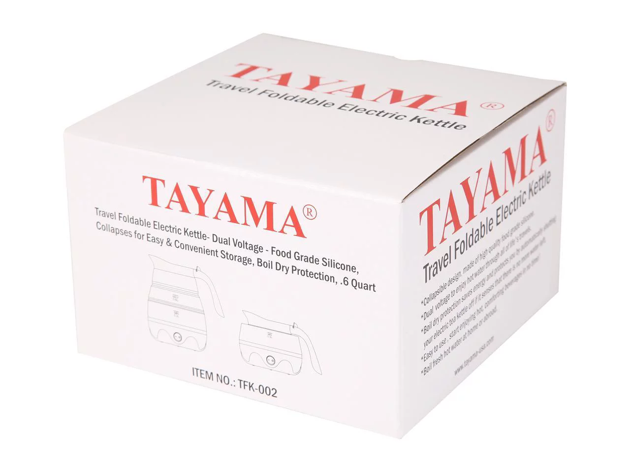 Tayama Travel Foldable Electric Kettle