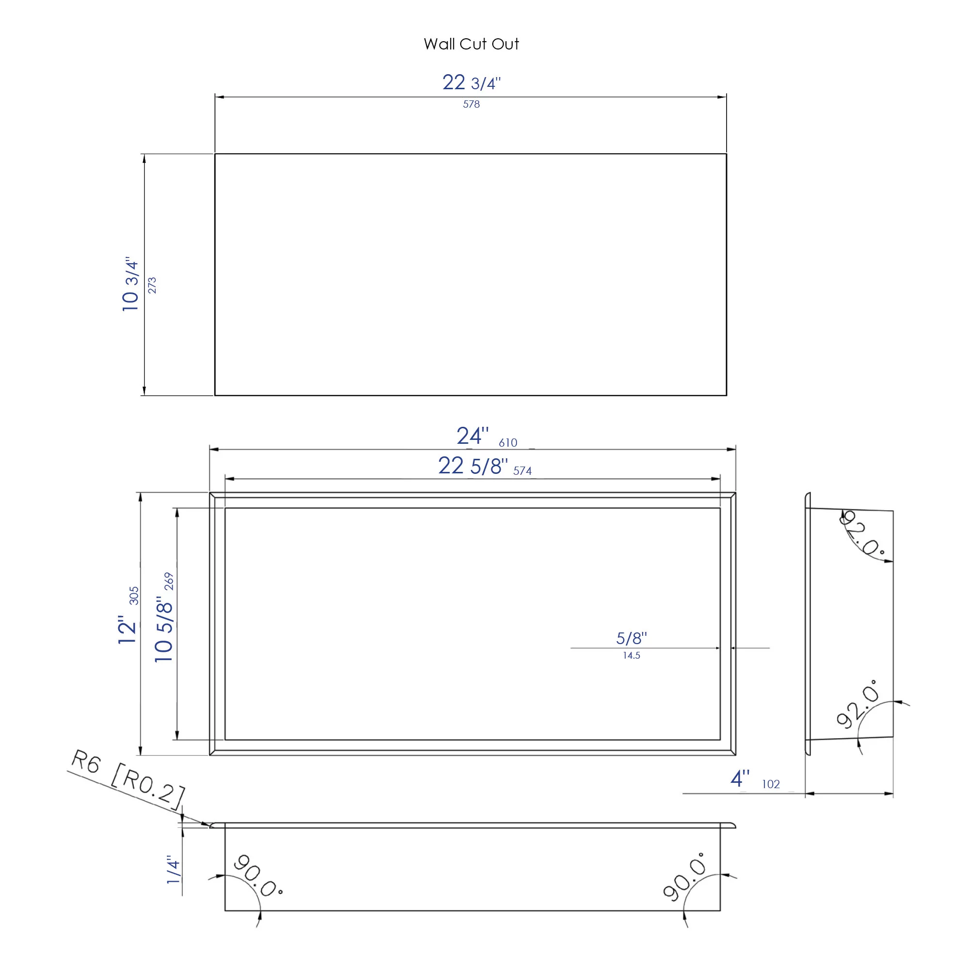 ALFI brand ABNP2412-BG 24