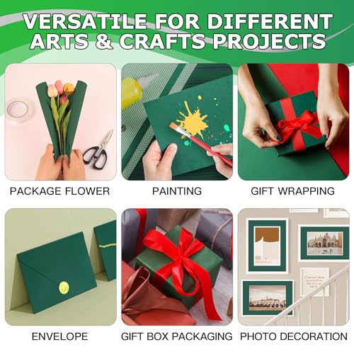 Vanhench Black Wrapping Paper, 17.5