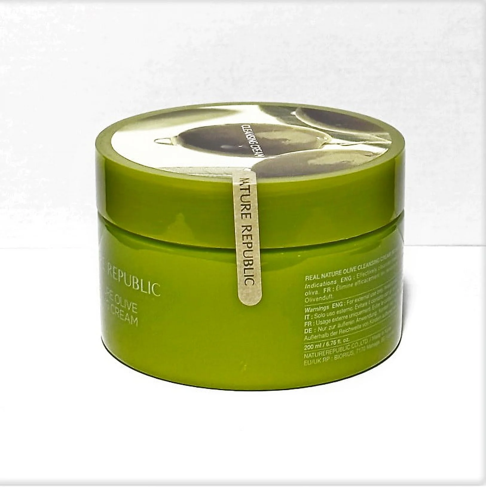 3 Pack Nature Republic Real Nature Olive Cleansing Cream 200ml US Seller *HTF*