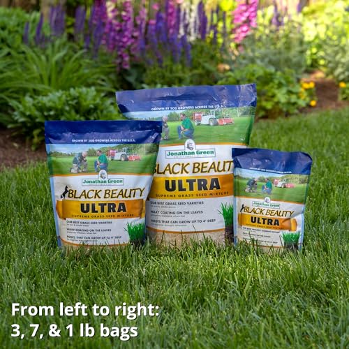 Jonathan Green (10323) Black Beauty Ultra Grass Seed - Cool Season Lawn Seed (25 lb)