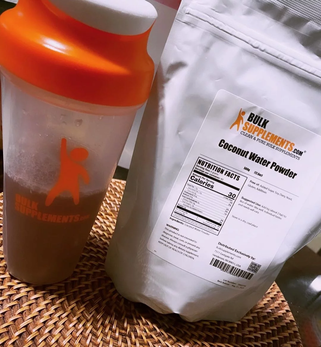 BulkSupplements.com Coconut Powder - Fasting Electrolyte Supplement - Coconut Smoothie - Rehydrate Electrolyte Drink Mix (1 Kilogram - 2.2 lbs)