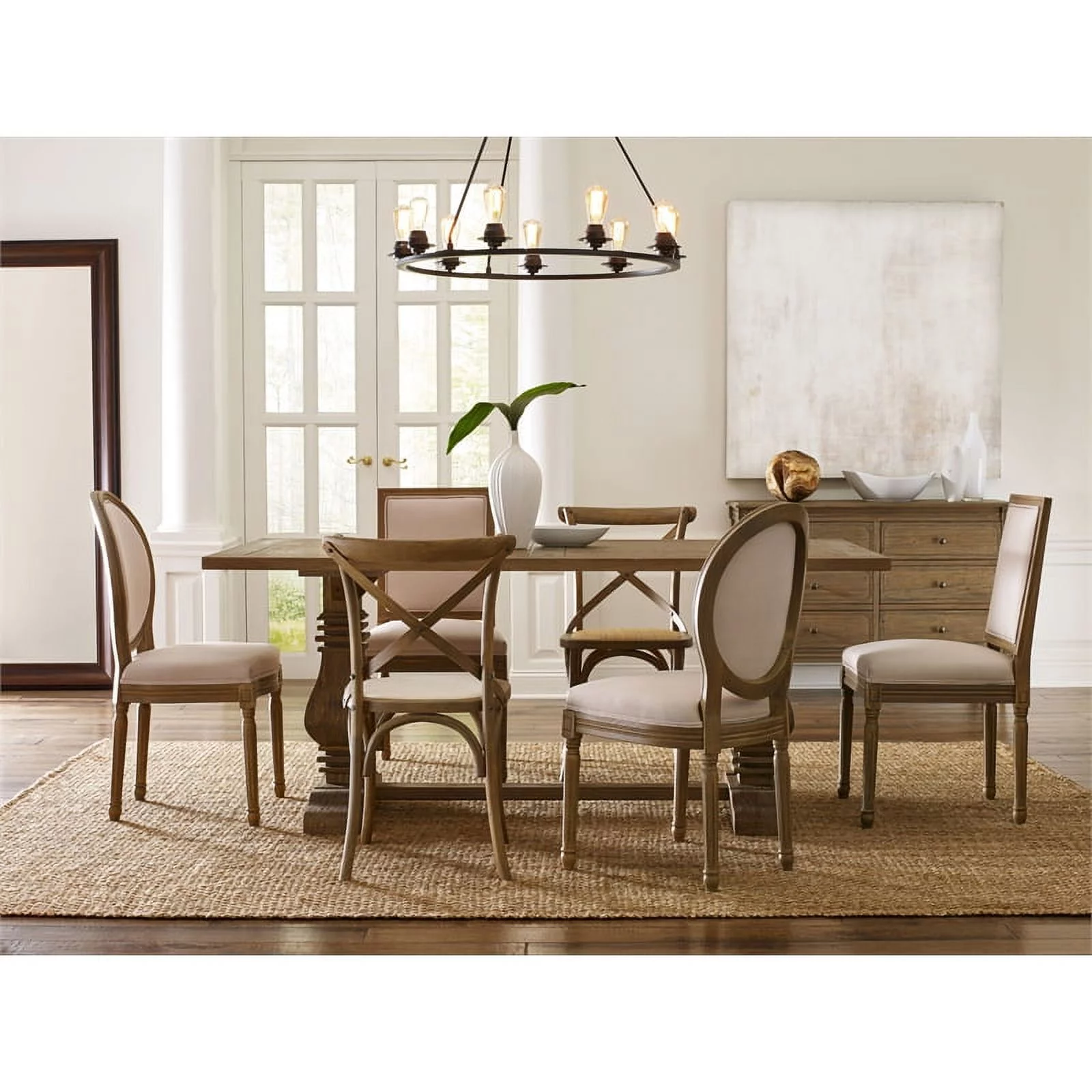 Finch Elmhurst Round Dining Chair Set of 2 Cream