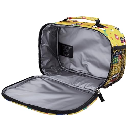 Travelers Club 5 Piece Kids' Luggage Set, Black Polkadot