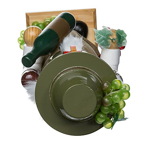 Kurt S. Adler Kurt Adler 15-Inch Wooden Wine Grower Nutcracker, Brown