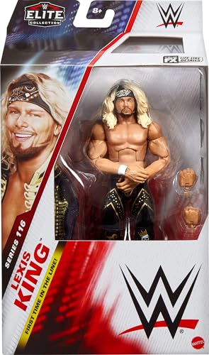 Mattel WWE Elite Action Figure & Accessories, Series #116 6-inch Collectible Lexis King with 25 Articulation Points & Swappable Hands