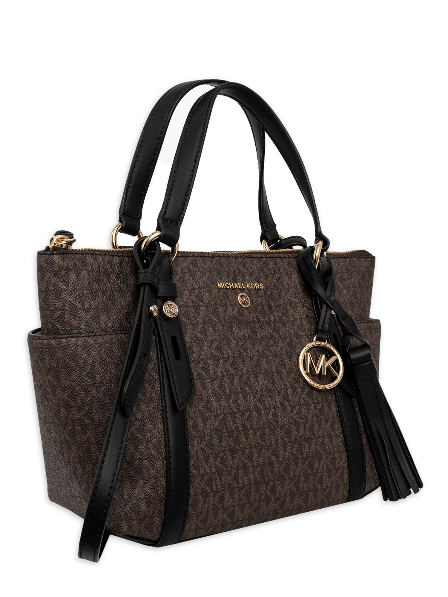 Michael Kors Women's Sullivan Small Top-Zip Tote Bag - Luggage- Brown