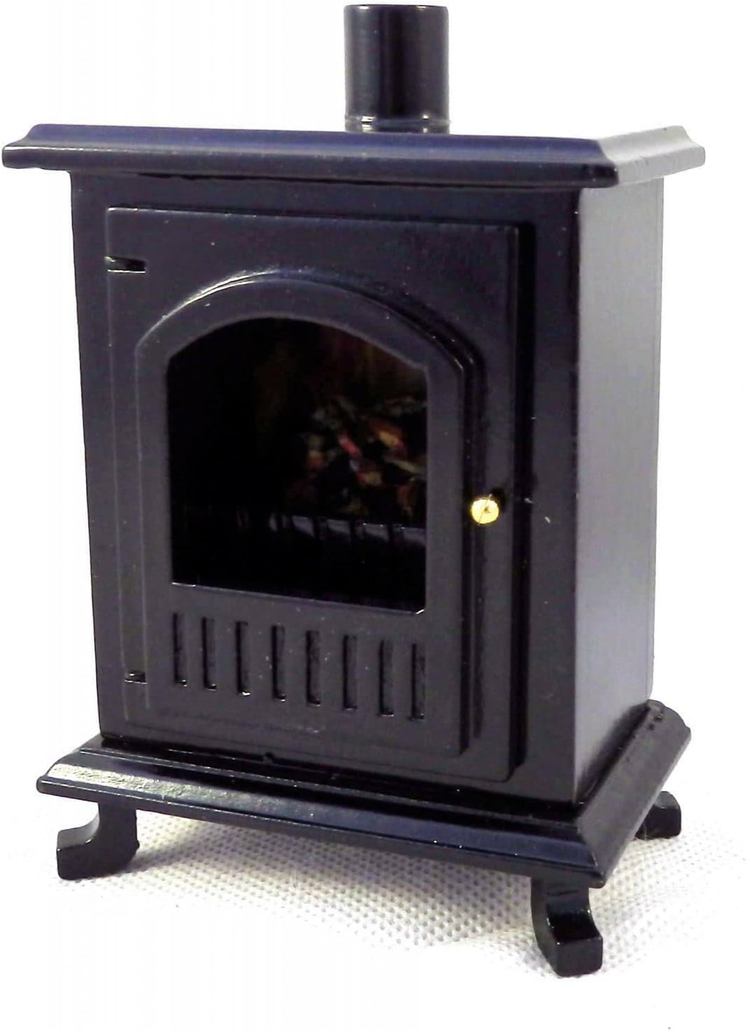 Dollhouse Wood Burning Stove Log Burner Miniature 1:12 Scale Furniture