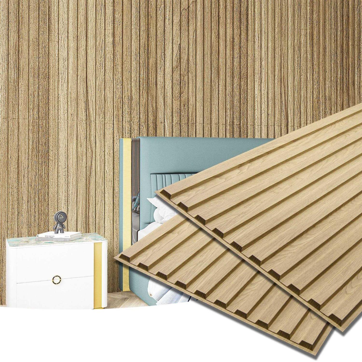 Art3d 2 x 4 ft Drop Ceiling Tiles,Slat Design 3D Wall Panels,Pack of 12