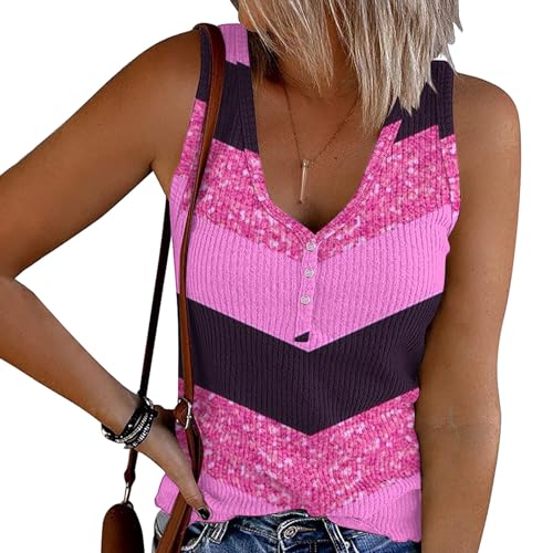 Womens' Crewneck Sleeveless Summer Crewneck Tanks Casual Loose Fit Basic Shirts Racerback Loose Fit Yoga Shirts