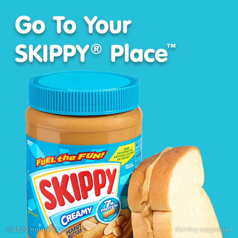 SKIPPY Creamy Peanut Butter, 64 Ounce