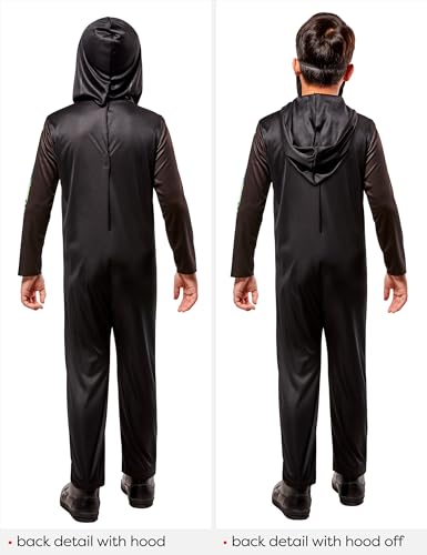 Rubies Child's Neon Skeleton Costume Jumpsuit and Light Up Mask