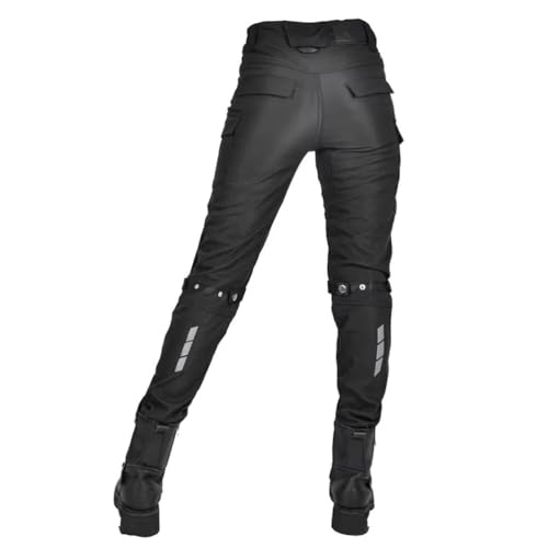 Waterproof Windproof Women Motorcycle Riding Pants with 4 X CE Armor Pads Reflective Motocross Racing Motorbike Cycling
