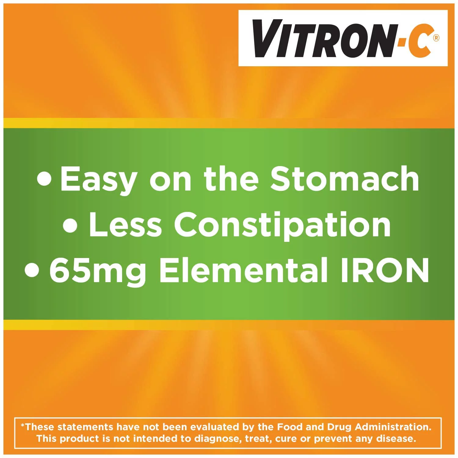 Vitron-C Coated Tablets, 60 Tablets (Pack of 4)