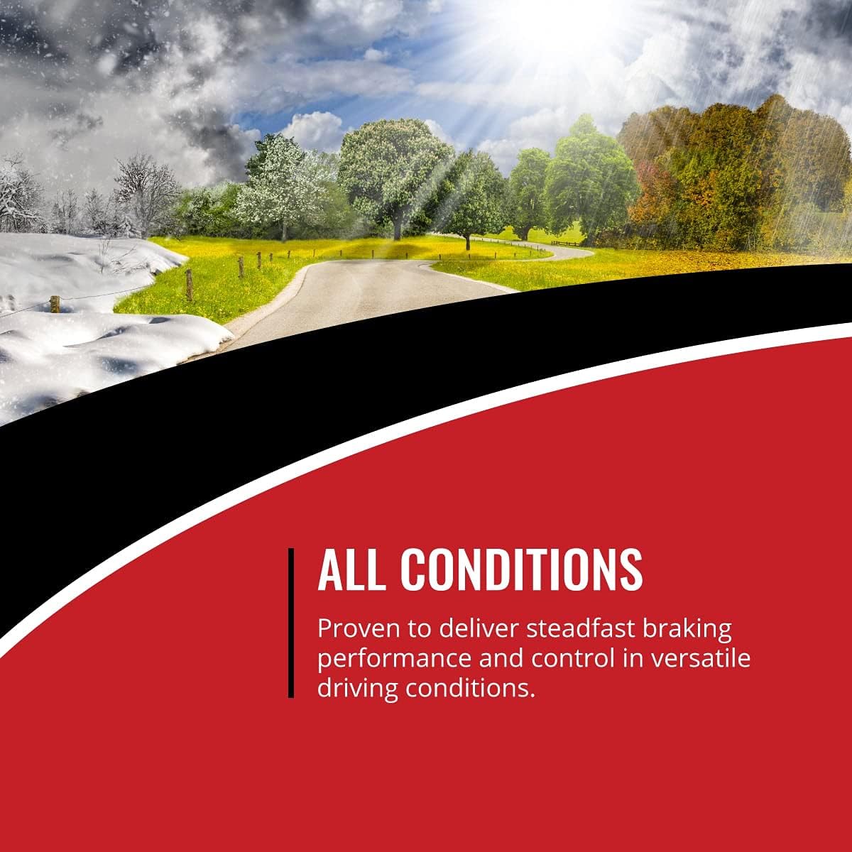 Sixity C6 Rear Ceramic Brake Pads compatible with Yamaha YXR66F Rhino 660 Ducks Unlimited 2007 Complete Set