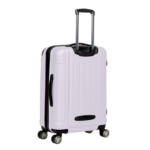Kenneth Cole REACTION Renegade Luggage Expandable 8-Wheel Spinner Lightweight Hardside Suitcase, Navy Blue, 20-Inch Carry On