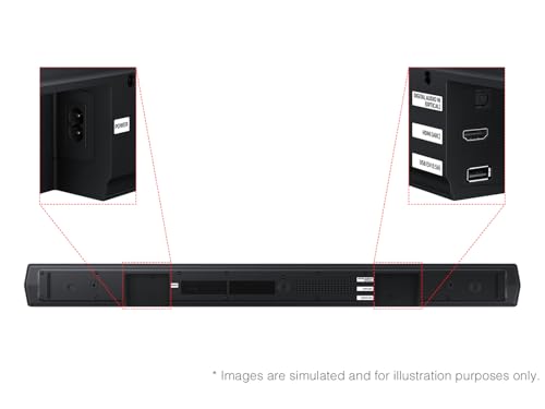 Samsung B-Series Soundbar HW-B630F 3.1 ch DTS Virtual:X Soundbar with Subwoofer (2025 Model) One Remote Control, Voice Enhance Mode, Adaptive Sound