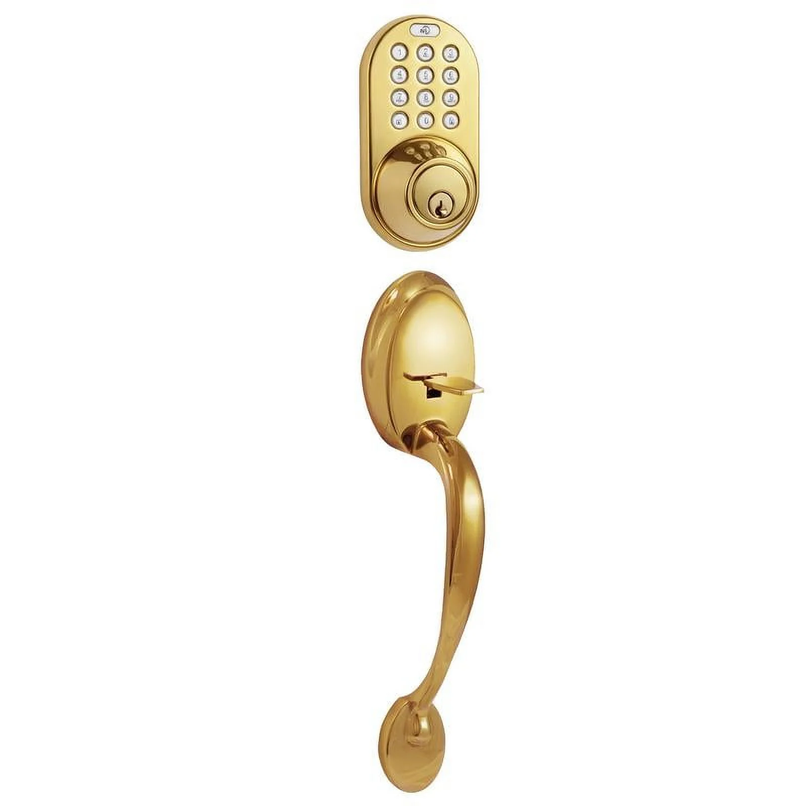 Keyless Entry Deadbolt and Handleset Door Lock with Electronic Digital Keypad