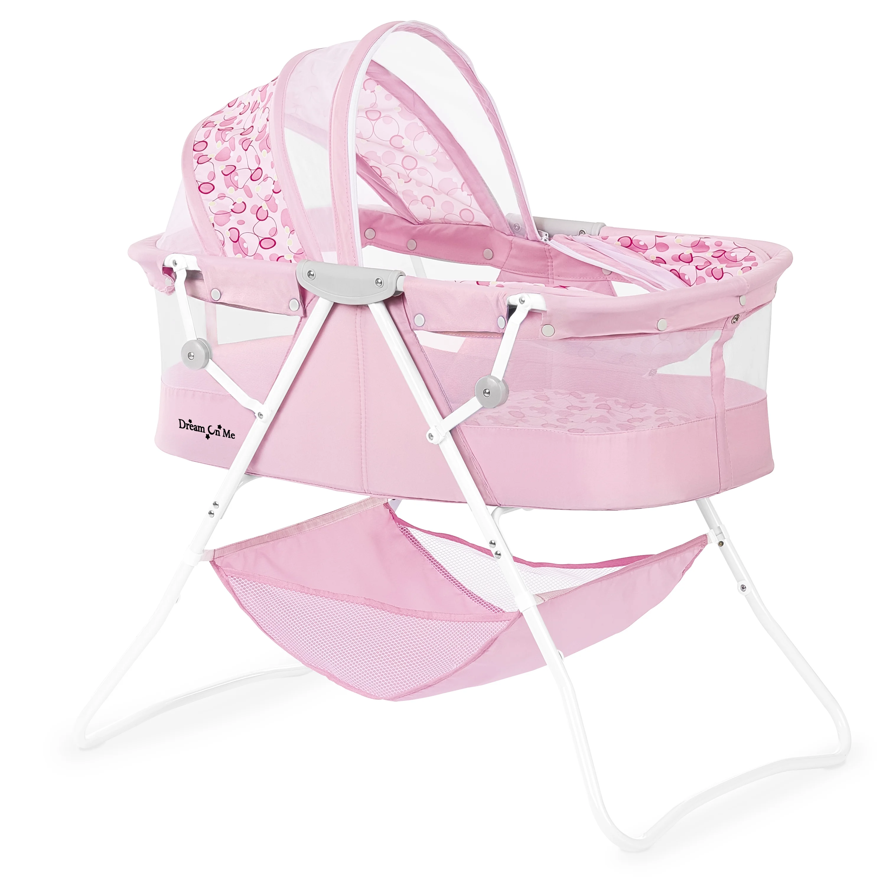 Dream On Me Karley Bassinet in Pink