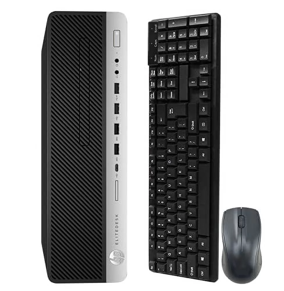 HP 600 G3 Small Form Computer Desktop PC, Intel Core i5-6500 3.20GHz Processor, 16GB DDR4 Ram, 256GB NVMe Solid State Drive, HDMI, WiFi & Bluetooth, Wireless Keyboard Mouse, Windows 10 Pro (used)