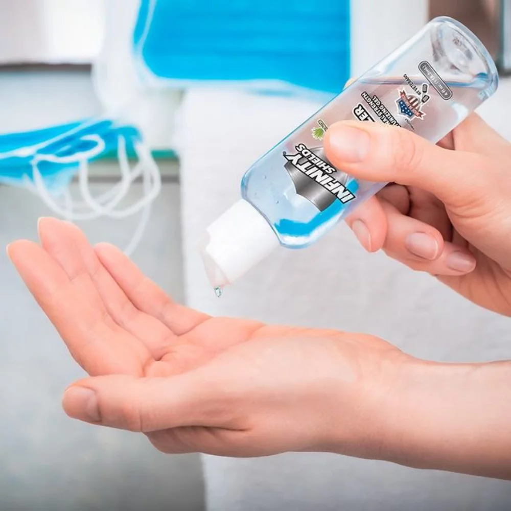 Infinity Shields Antibacterial Hand Sanitizer Gel with Aloe - Professional Strength, Leaves Hands Clean & Odorless 1 gal