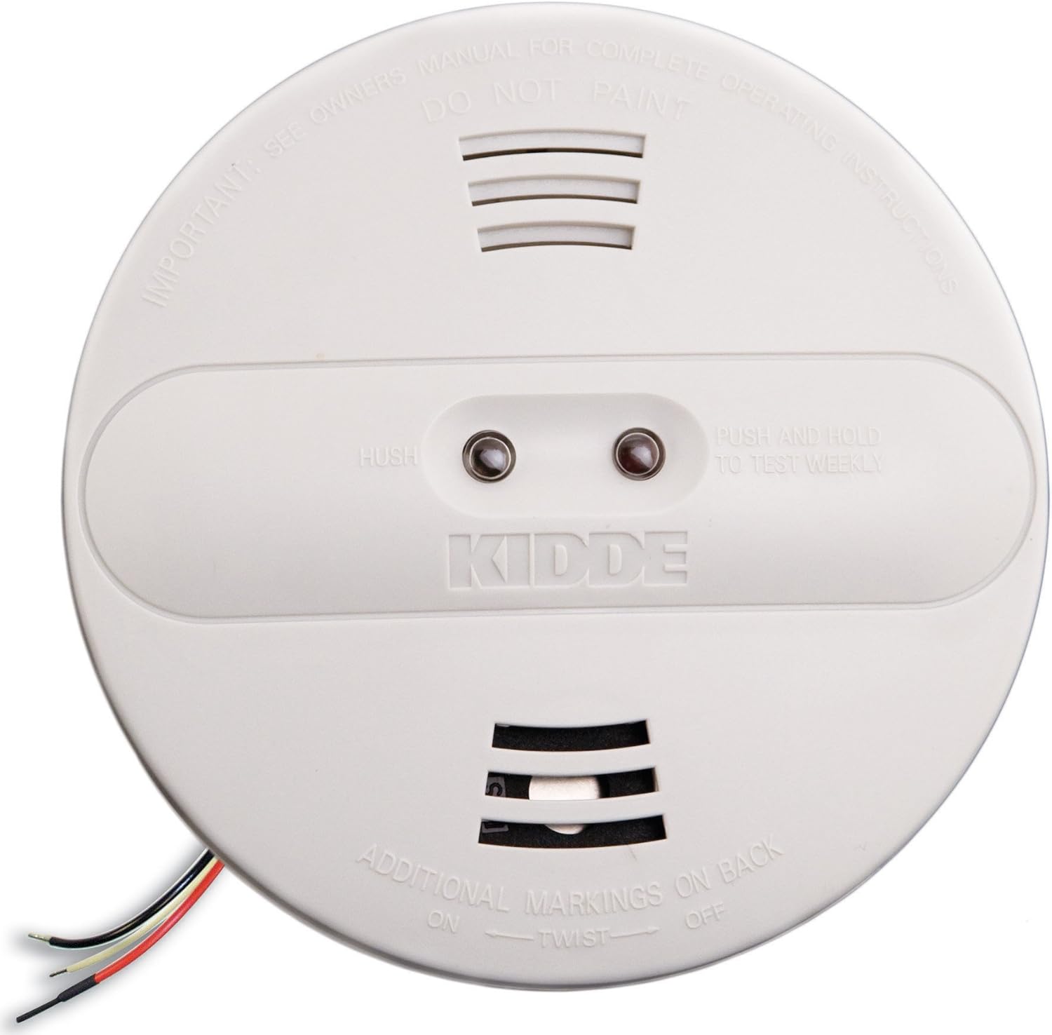 Kidde PI2010 Hardwired Dual Photoelectric and Ionization Sensor Smoke Alarm with Battery Backup