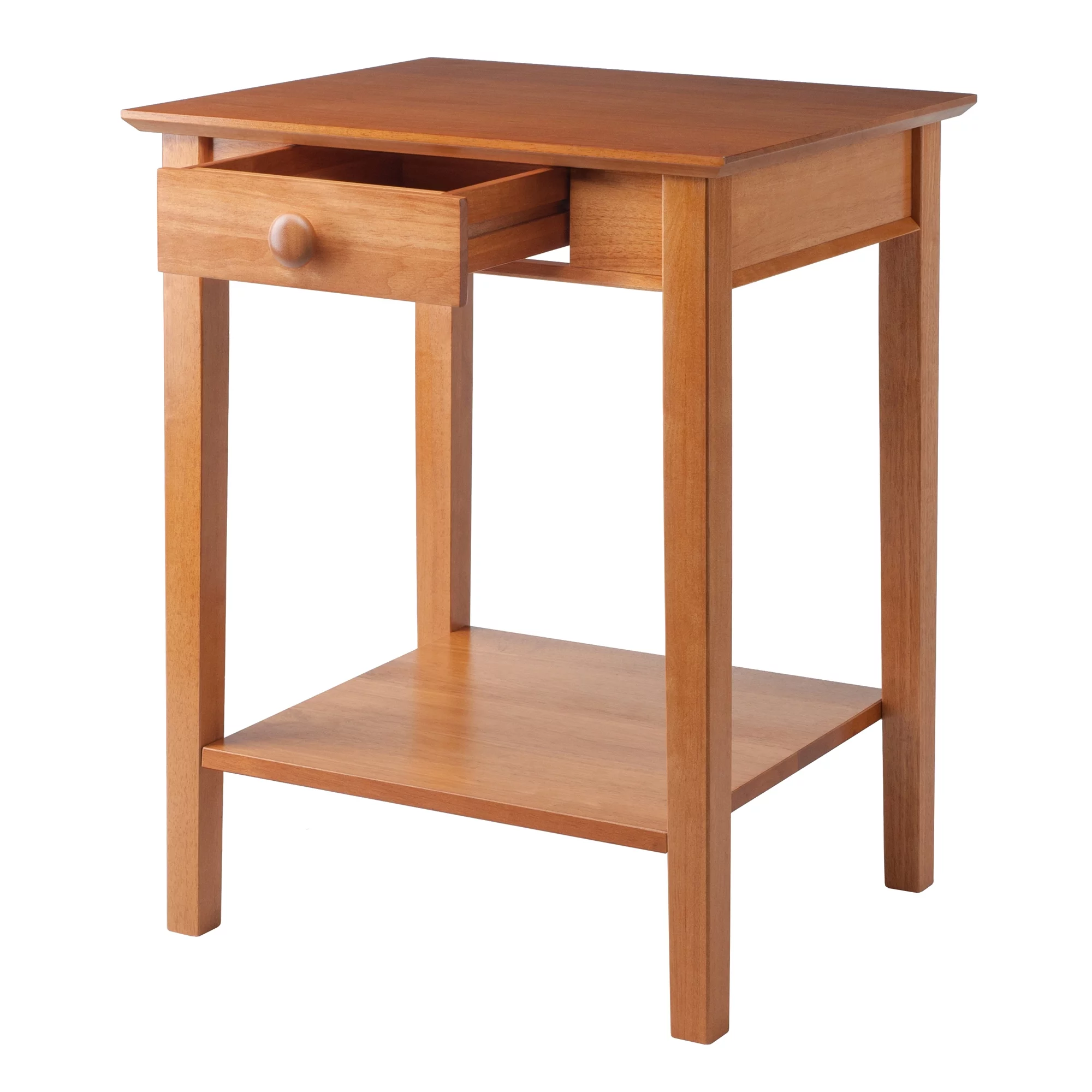 Winsome Wood Studio Home Office Printer Stand, Table, Honey Finish
