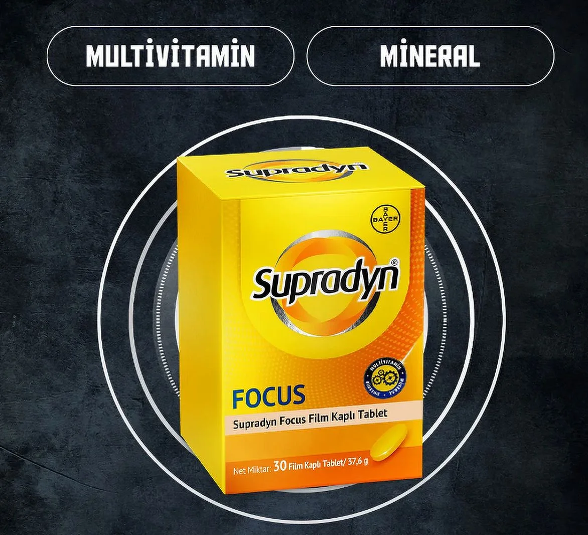 Supradyn Energy Focus Multivitamin 30 Tablets