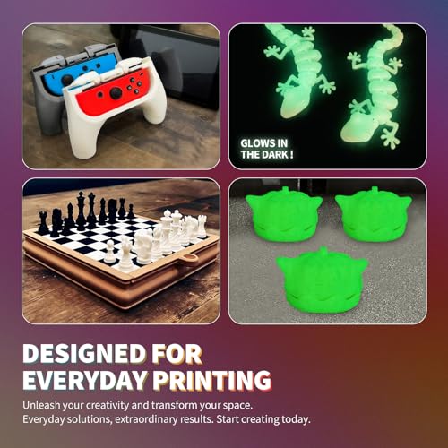 OVERTURE PLA Filament 1.75mm PLA 3D Printer Filament, 2kg Cardboard Spool (4.4lbs), Dimensional Accuracy +/- 0.02mm, Fit Most FDM Printer (Black 2-Pack)