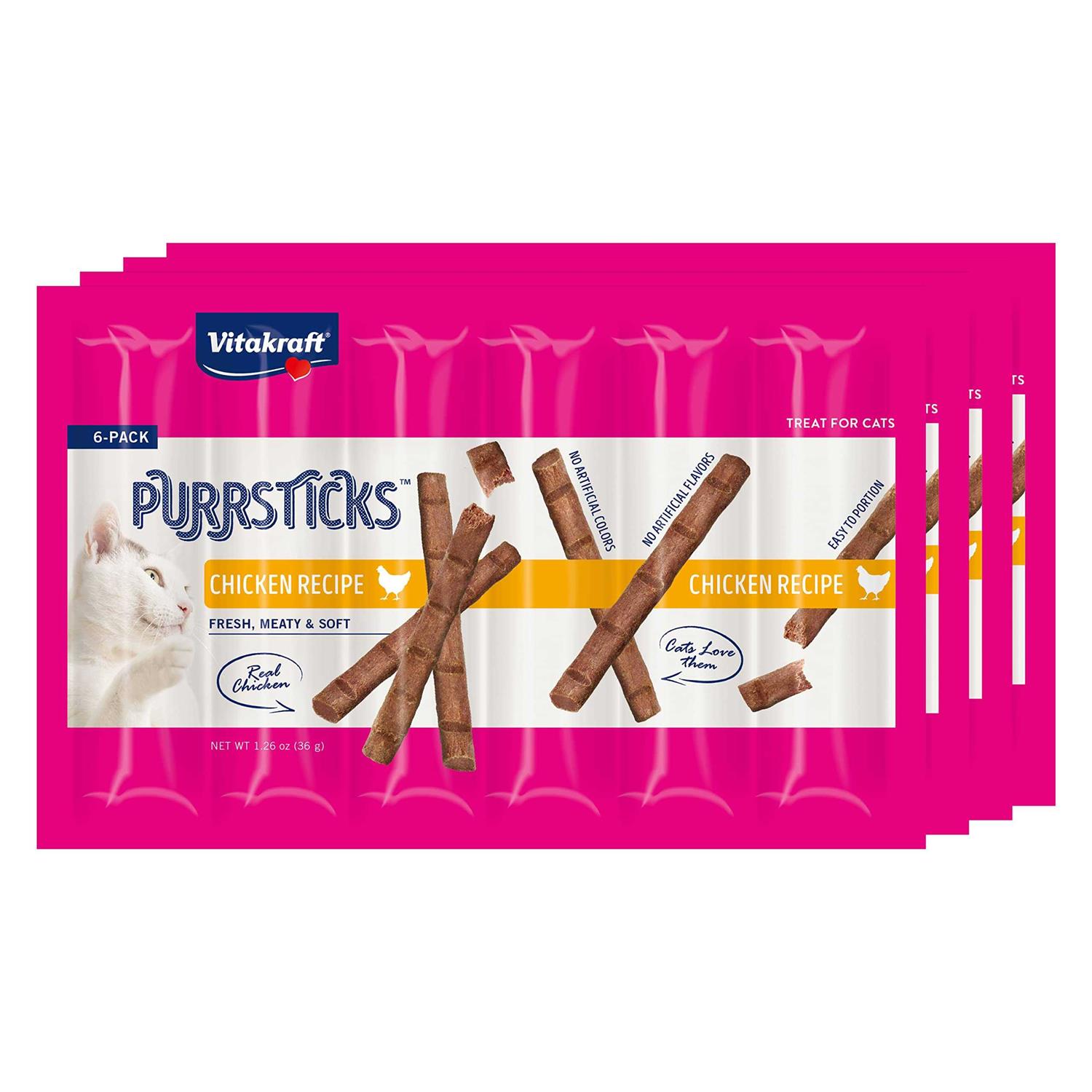 Vitakraft PurrSticks Chicken Cat Treats - Pet Supplies online store